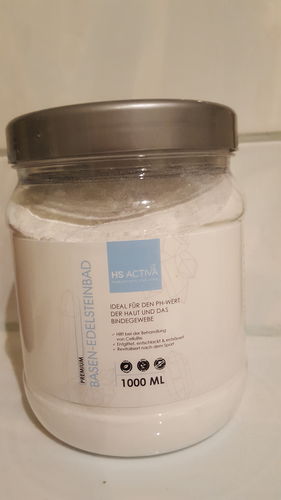 Kundenfoto zu Basenbad | basisches Badesalz mit Magnesium & Edelsteinen, 100 bis 2200 ml