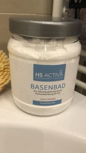 Kundenfoto zu Basenbad | basisches Badesalz mit Magnesium & Edelsteinen, 100 bis 2200 ml