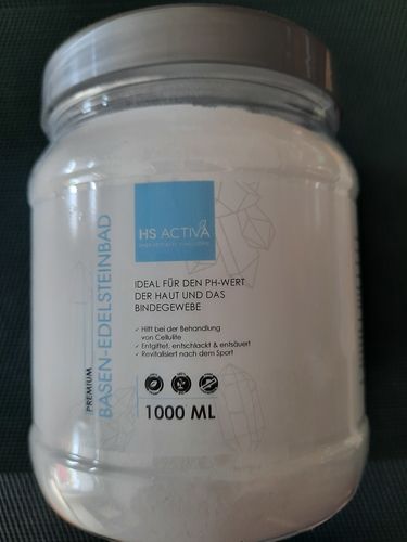 Kundenfoto zu Basenbad | basisches Badesalz mit Magnesium & Edelsteinen, 100 bis 2200 ml