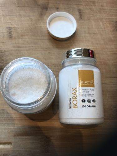Kundenfoto zu Borax Pulver | 99,9 % reines Natriumtetraborat, 100 g