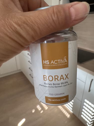 Kundenfoto zu Borax Pulver | 99,9 % reines Natriumtetraborat, 100 g