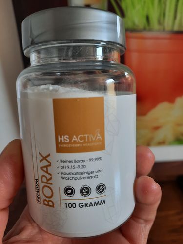 Kundenfoto zu Borax Pulver | 99,9 % reines Natriumtetraborat, 100 g