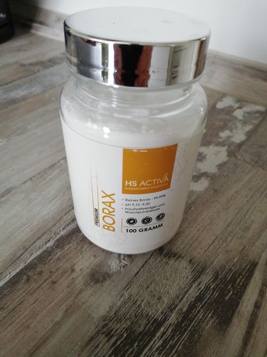 Kundenfoto zu Borax Pulver | 99,9 % reines Natriumtetraborat, 100 g