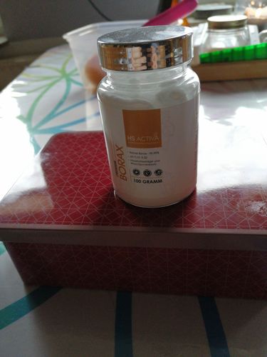 Kundenfoto zu Borax Pulver | 99,9 % reines Natriumtetraborat, 100 g