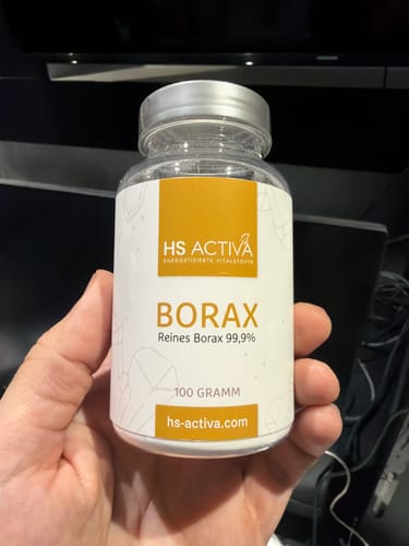 Kundenfoto zu Borax Pulver | 99,9 % reines Natriumtetraborat, 100 g