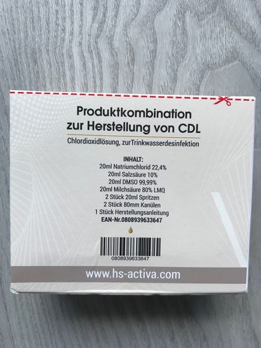 Kundenfoto zu CDL / CDS | Chlordioxid-Set zur eigenen Herstellung, Komponenten je 20 ml