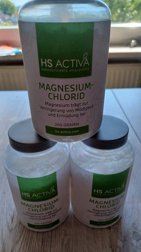 Kundenfoto zu Magnesiumchlorid Pulver / Flakes | hochrein für Muskeln & Nerven, 300 g