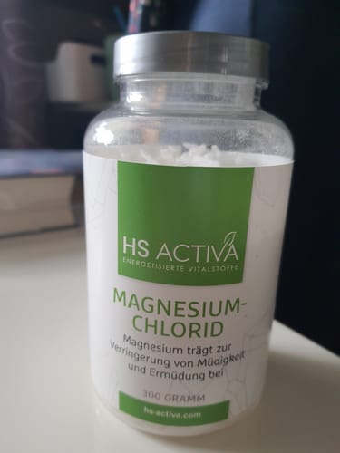 Kundenfoto zu Magnesiumchlorid Pulver / Flakes | hochrein für Muskeln & Nerven, 300 g