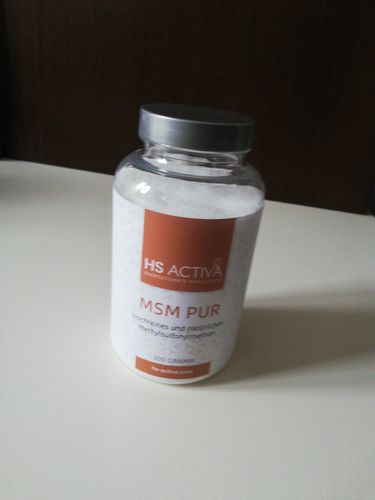 Kundenfoto zu MSM | 750 mg für Gelenke, Haut & Haare, 180 Kapseln oder 300 g Pulver