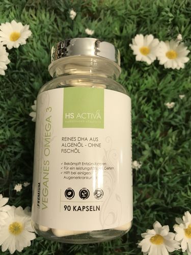 Kundenfoto zu Veganes Omega 3 | DHA aus Algenöl für Gehirn & Augen, 90 Kapseln