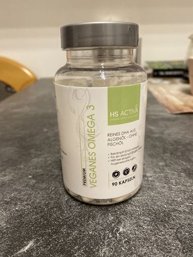 Kundenfoto zu Veganes Omega 3 | DHA aus Algenöl für Gehirn & Augen, 90 Kapseln